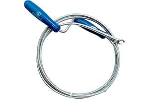 THORQUE - Sonda Sturatubi (1,5 metri), Stura Lavandini e Scarichi, Molla Sturatubi e Sturalavandini, Coclea di Drenaggio, Molla Idraulica per Pulizia Tubi Senza Prodotti Chimici