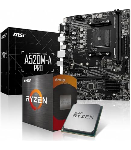Aufrüst-Kit Bundle Ryzen 7 5700X Prozessor, A520M-A Pro Mainboard