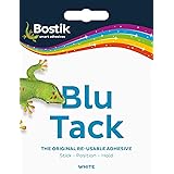 Bostik Blu-tack Mastic Adhesive Non-toxic White 60g Ref 801127