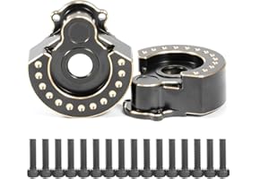 AMK Boîtier d'essieu de contre-poids en laiton TRX4 pour 1/10 RC Crawler TRX6 TRX4 Bronco Defender Upgrade (B)