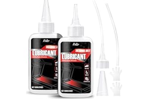 LIMINO Lubrifiant sur Tapis Roulant - 200 ml d'Huile de Tapis Roulant 100% en Silicone, Résistant à Haute Température, Huile de Silicone Avec des Tubes Mous, Facile à Appliquer, Lisse ＆ Réduction du Bruit