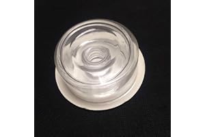 JSSMATE 3PCS Clear Silicone Comfort Sleeve Universal ersättningshylsa tätningar för penisförstoring Penispump Cylinder Donut (3PCS)