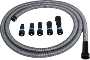 Cen-Tec Systems 94720 Quick Click 20 Ft. Slang för hem- och butiksdammsugare med utökat elverktyg för flera märken adapterset för dammsamling