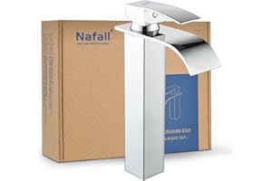 Nafall Bateria Umywalkowa Wysoka : Wodospadowa Mieszacz Umywalkowa łAzienkowa, Jednouchwytowa Krany Umywalka Ze Stali Nierdzewnej Do Wysokich Baterii Umywalkowych, Chrom (Wersja DłUga)