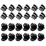 Rnitle 24 Pezzi Mini Clip per Capelli Plastica, Mollettoni Artiglio, Pinze Spilla, per Ragazze e Donne