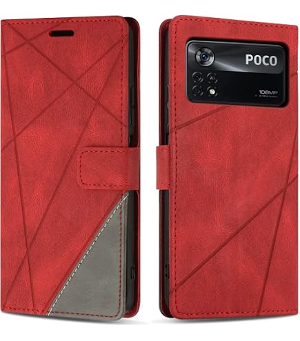 Cover Xiaomi Poco X4 Pro 5G Custodia Portafoglio Pelle PU Libro
