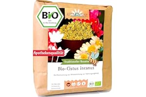 ASPER MÜHLE Cistus Tee - Cistus incanus Tee - Bio Zistrosenkraut geschnitten (500g)