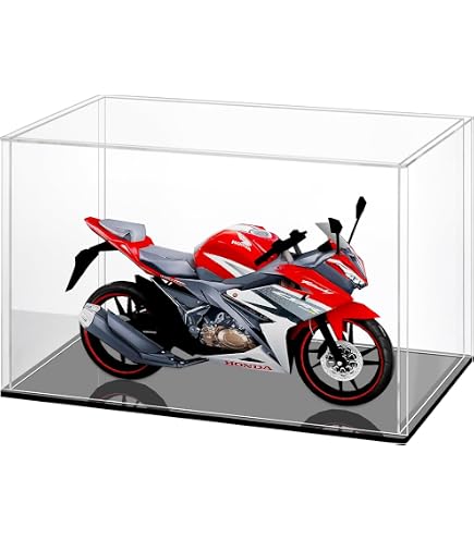 Teca Plexiglass 30x15x20 Cm Con Base In Legno | Vetrina Acrilica Trasparente Per Modellini, Trofei E Collezioni, Antipolvere