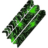 AlphaShield Fahrrad Rahmenschutz Kettenstreben Schutz Folie Aufkleber Rahmen Schutz Carbon MTB BMX Lackschutz Folie K099
