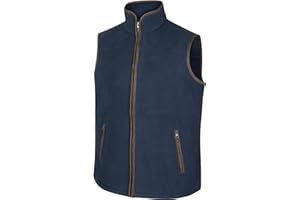 Hoggs of Fife Woodhall Fleece Gilet - Green 320gsm weight 100% polyester anti-pilling fleece, Full zip and two zipped pockets