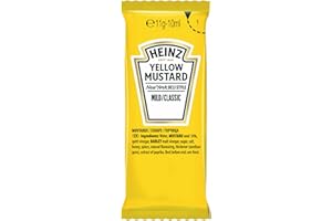 Heinz Sachet Yellow Mustard - 10 ml (200 pezzi)