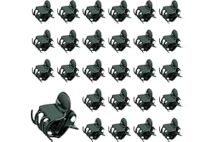 GUNWON 30Pcs Orchid Clips Plant Support Clips Garden Clips,Plant Support Clips Garden Flower Plastic Vine Clips,Orchid Clips Plastic Garden Plant Clips for Supporting Stems Vines Stalks Grow Upright