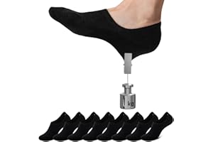 Falechay Chaussettes Basses Femme Homme 8 Paires Soquette Invisible en Coton Antiglisse des Décontractées de Sport