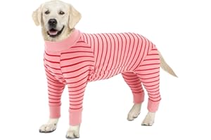 RANYPET Einteiler für Hunde, Schlafanzug für Große Mittelgroße Hunde zur Erholung, Hundebody Nach Op, Chirurgischer Genesungsanzug für Hunde, Anti-Lecken, Wundschutz, Hund Halskrause Alternative, XL