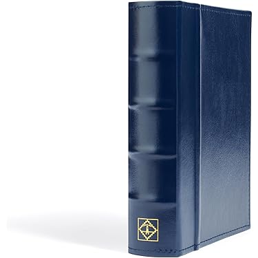Prophila Stamp Collectors Album with 60 Black Pages Stockbook in Heritage Design