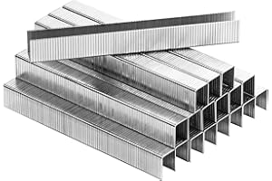 meite Graffette T-50, Tipo 140/14 mm, Graffette Heavy Duty Zincate con Corona da 10,5 mm per Graffatrice T-50/140, Ideali per Tappezzeria e Mobili – 1.512 Pezzi