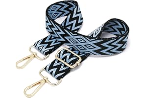 KOCRIS CASA Tracolla Per Borsa Donna Colorate Cinghia 5cm Extra Larghi Tracolla Catena Crossbody Ricambio Tessuto Regolabile Cintura Cinghie Spalla Ampia Accessori Gold D05