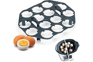 Uchwyt do gotowania jajek CucinaOra eggFUSION - Uchwyt na jajka Thermomix do 14 jajek - Akcesoria Thermomix tm6 - Thermomix TM5 TM31 - Kompatybilny z akcesoriami kuchennymi MC Smart Connect