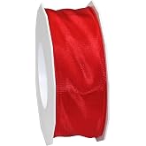 Nastro organdy mm.25 m.50 rosso