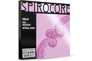 THOMASTIK-INFELD Thomastik Cordes Violoncelle Spirocore Noyau spirale jeu 4/4 moyen filé chromé