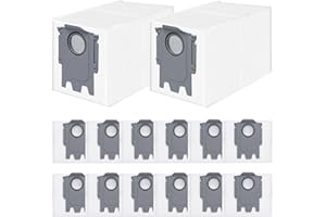 ‎BLUEARKS 14 Stück Staubbeutel für Roborock QV 35A/Qrevo S5V/QV35S/Saros 10/10R/Z70/Qrevo/Q Revo/S/Qrevo Pro/Plus/MaxV/Master/Curv/Edge/S5X/Qrevo Edge S5A/S8 MaxV/Qrevo Slim Roboter Staubsauger Zubehör Teile