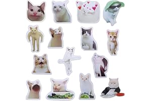 KXVXXV Lustige Magnete kühlschrank Tiere, 15 Stück Kühlschrankmagnete Magnete Katzen Kühlschrank Magnete Set Wiederverwendbar Magnetisches Vinyl