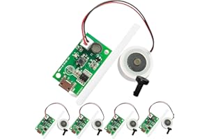 GERUI GRUUUI 5 pezzi 20 mm produttore di nebbia a ultrasuoni Fogger atomizzatore piastra pellicola accessori umidificatore guarnizione in gomma con interruttore temporale umidificatore accessori