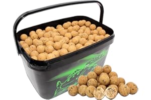 ‎ANGEL-BERGER Angel-Berger Magic Baits Boilies in Bucket 4 kg All Varieties Feed Boilies Carp Boilies Set Carp Bait