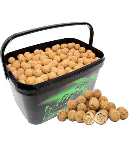 Bouillettes Premium Magic Baits 1kg - Natural Squid & Liver 20mm Pour Pêche Carpe