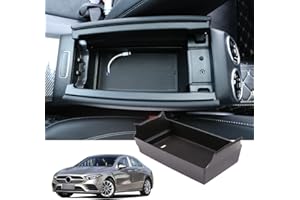 Diyucar - Pour Benz Classe A W177 A180 A200 2019 - Pour intérieur de voiture - Boîte de rangement pour accoudoir - Classe B W247 2019 2020
