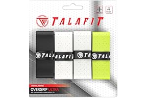 TALAFIT OverGrips Padel Ultra - Grip Padel - Poignée de Raquette de Padel perforée - Grip Tennis - Accessoires Padel - Grips Golf - Prise maximale