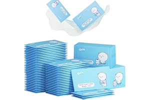 ZNNHNN Toallitas refrescantes, 50 unidades de toallitas húmedas empaquetadas individualmente, toallitas húmedas envueltas individualmente, papel higiénico húmedo, toallitas de limpieza higiénicas, manzanilla