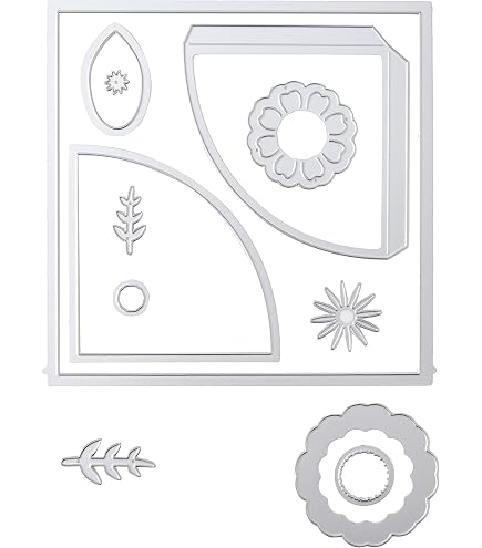 Fustella Sizzix Thinlits – Maschera Lunare Di Olivia Rose – 12,4 X 9,8 Cm