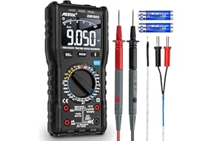 Multimetro Digitale MESTEK Professionale AC/DC Tester di Tensione Corrente 10000 Conti Auto/Manuale Ture-RMS Temperatura Resistenza/Diodi/Frequenza/Capacità/Continuità NCV VFC Tester Elettrico
