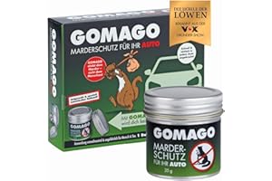 GOMAGO Marderschutz für Ihr Auto - bekannt aus 'Die Höhle der Löwen' | Vertreibt den Marder zuverlässig und einfach aus dem Motorraum | Effektive Alternative zu Marderschreck, Marderspray, Ultraschall