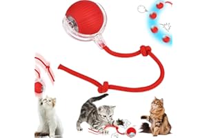 JADYON Pet Smart Rolling Ball, Cats Toy Ball, Electric C-at Toy Bal-l, Self-Entertainment Cat Ba-ll, Indoor C-at Toys, Cats Puzzle To-y, Ca-t Balls For Playing And Interaction, Toys Perfect For Cat Lovers