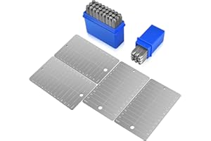 GANKE Crypto Seed Storage Bitcoin Wallet Cold Storage Crypto Wallet Kits Compatible with SecuX, Ledger, Trezor Hardware Steel Wallets (4 Plates & Steel Punch Set Included)