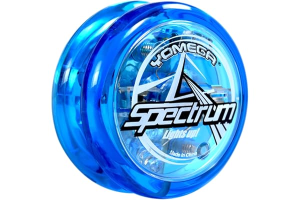 Yomega Spectrum de Allumez Le Fireball Transaxle YoYo avec des lumières LED pour Les Niveaux intermédiaire, avancé et Pro du Jeu de Cordes + 2 Cordes supplémentaires et 3 Mois de Garantie