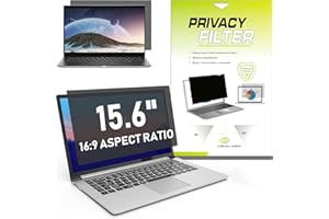 LAMA 15.6 Inch Universal Laptop Privacy Screen Protector for 15.6" Laptop, Anti-Blue Light/Anti-Glare/Anti UV Screen Filter (WxH:13.58" x 7.63") with Privacy Protection/Eye Protection(16:9)
