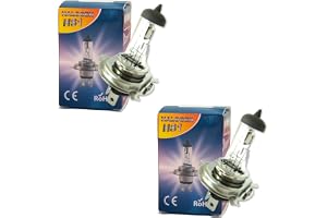 2 stycken glödlampor halogen HS1 12V 35/35W PX43T för skotrar och skoter