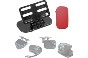 Giantree 1PCS Rear Camera Holder, Universal Dash Cam Rear View Camera Mount with A Screwdriver Tool, Adjustable Back Windshield Backup Mirror Holder Adhesive Car Dashcam Reverse Recorder Car Cam Mount