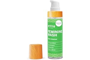 Pixie Cup Mieux que Diva Coupe menstruelle liquide de lavage Moussant Distributeur Tous les ingrédients biologiques et naturels et Healthiest meilleure façon de nettoyer votre période Coupe 200ml