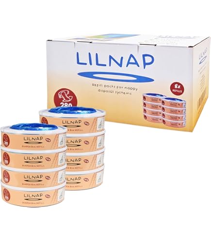 Pack Of 18 Nappy Bin Refill Cassettes, Nappy Bin Refill Film, Odour-Proof Thickened, Refill Cassettes, Nappy Bin Compatible With Angelcare, Tommee Tippee, LitterLocker, Littycat, Spross
