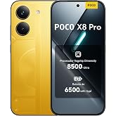 Poco X8 Pro Smartphone, 12GB+512GB, Flagship Dimensity 8500-Ultra Processor, Ultra-Bright AMOLED Display, 50MP Sony IMX882 Ca