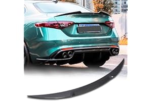 MCARCAR KIT Spoiler bagagliaio in fibra di carbonio asciutto adatto per Alfa Romeo Giulia Quadrifoglio Sedan 2015-2022 Factory Outlet CF Rear Tail Lip Deck Boot High End Wing