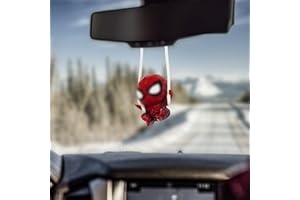 GLICERINA Auto-Rückspiegel-Anhänger, Anime Rückspiegel Dekoration, Auto-Spiegel-Hängezubehör, Auto Anhänger für Spiegel, Auto-Zubehör zum Aufhängen, Regalos Decorativos para Hombres y Mujeres