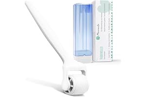 MAMMACITA® Dermaroller para cicatrices, Microagujas Rodillo rodillo de cicatrización de la cirugía para aplanar la cicatriz después de la cesárea o y reducir las estrías después del embarazo.