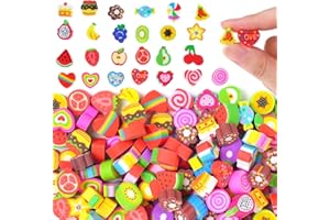 WEITAPYT 150 Stück Radiergummi, Lustige Radiergummis für Kinder Mini Radierer in Form von Lebensmittel Obst Herz Regenbogen Eraser für Schulen Schüler Schulbedarf Kindergarten Party Geschenke