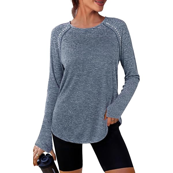 Gyabnw Maglietta Per Pilates E Trekking Donna Design Elegante T-Shirt Trekking Donna Con Retro Traspirante E Maniche Corte Per Comfort Ottimale - 6