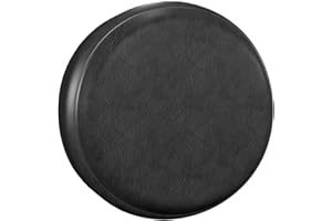 AmFor Ersatzreifenabdeckung, universell passend für Jeep, Anhänger, Wohnmobil, SUV, LKW und viele Fahrzeuge, Raddurchmesser 55.88 cm, wetterfeste Reifenschutz (schwarz)